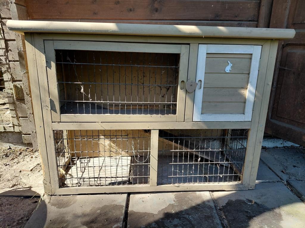 Konijnen / caviahok, Dieren en Toebehoren, Ophalen, Gebruikt, Hok, Cavia