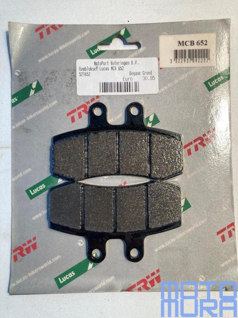 TRW MCB652 remblokken set Aprilia Pegaso 650  1991 - 1996 re, Motoren, Onderdelen | Overige, -, -, Nieuw, Ophalen of Verzenden