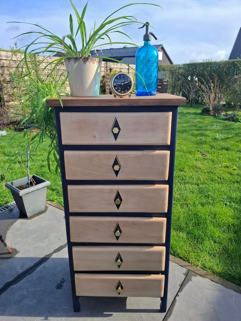 Semainier Gatsby,  meuble vintage relooké, Maison & Meubles, Enlèvement