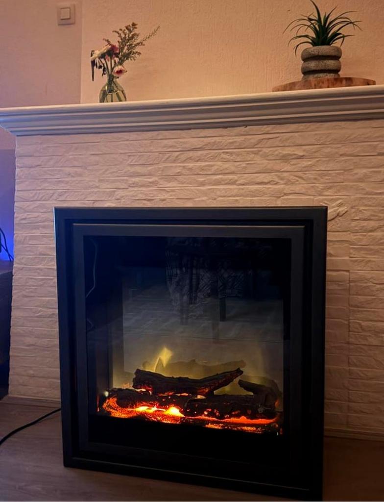 Electrische inbouwhaard, Huis en Inrichting, Haarden, Ophalen, Zo goed als nieuw, Inbouwhaard