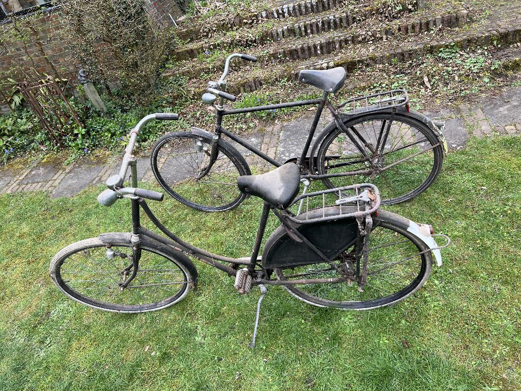 vintage dames en heren Gazelle, Fietsen en Brommers, Ophalen, Gazelle