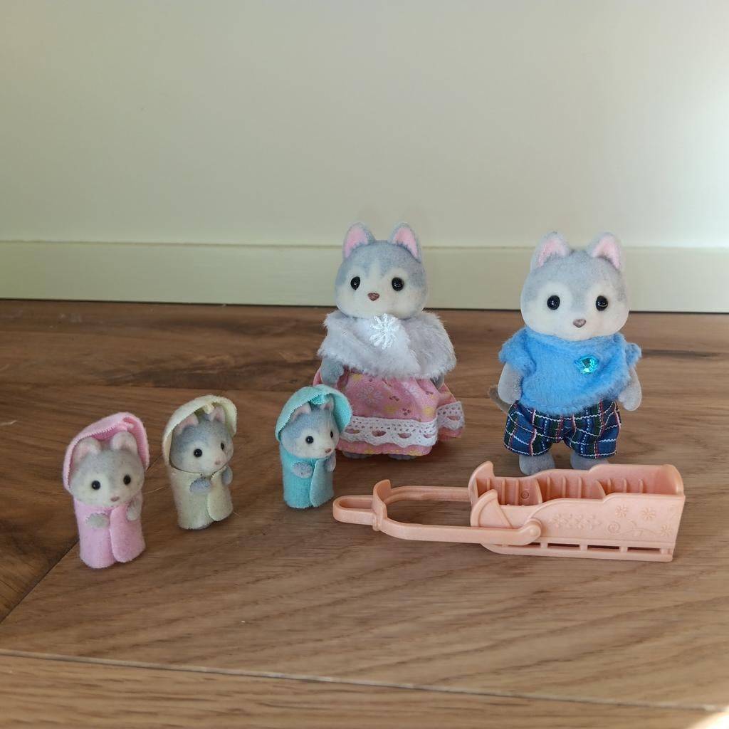 Sylvanian- famille husky (5636), Verzamelen, Poppenhuizen en Toebehoren, Ophalen
