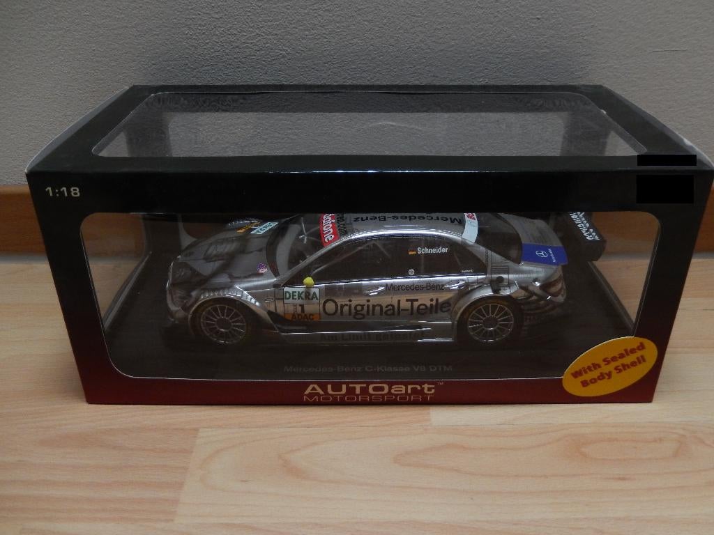 Mercedes C V8 DTM 1/18 Autoart, Hobby en Vrije tijd, Modelauto's | 1:18, Ophalen of Verzenden, Nieuw, Auto, Autoart