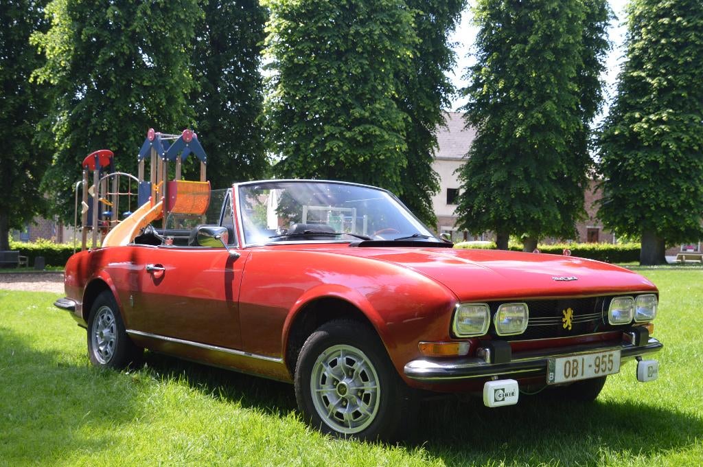Peugeot 504 cabriolet, Autos, Peugeot, Rouge, Autres modèles, Cabriolet, Noir