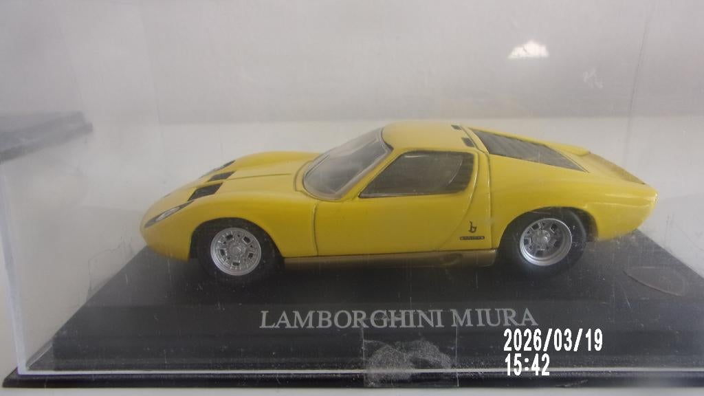 LAMBORGHINI MIURA 68.Del PRADO COMME NEW,1/43 VITRINE, Ophalen of Verzenden, Zo goed als nieuw, Auto, Overige merken