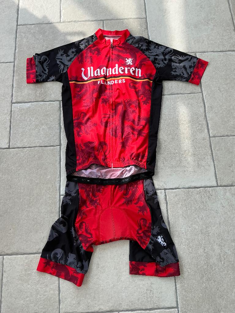 Fietstrui & broek maat L, Ophalen of Verzenden, Zo goed als nieuw, Kleding