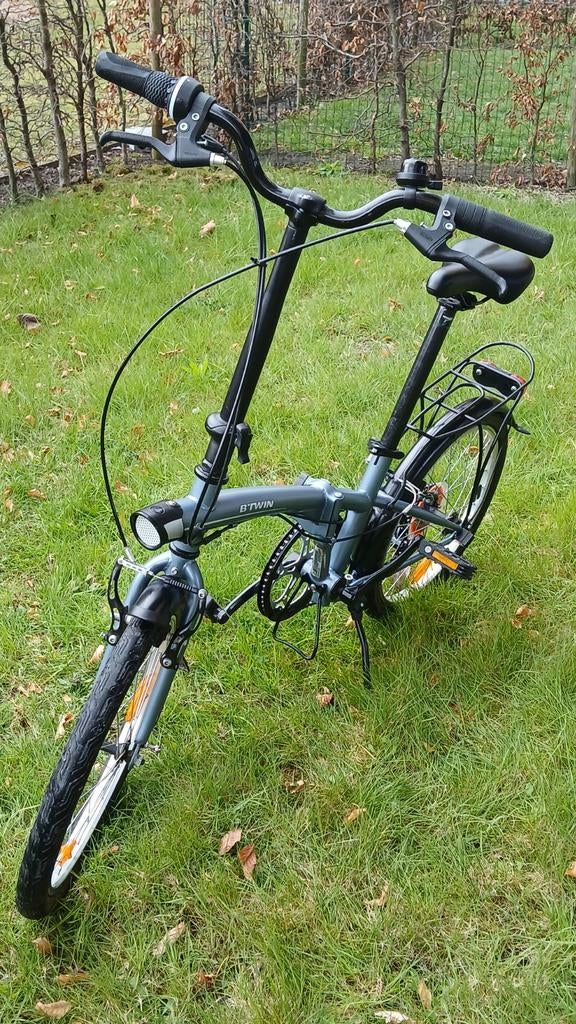 B'Twin Tilt 120 vouwfiets, Fietsen en Brommers, Fietsen | Vouwfietsen, Gebruikt, Versnellingen, Ophalen, Overige merken