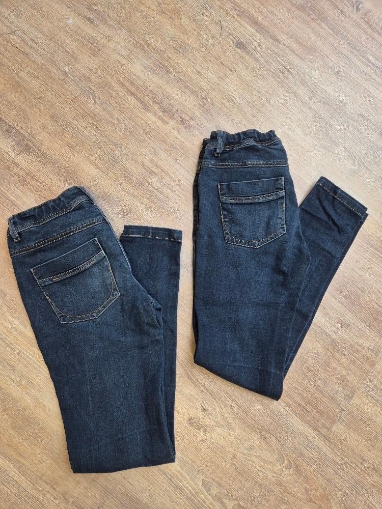 set van 2 jeansbroeken, Kinderen en Baby's, Kinderkleding | Maat 164, Gebruikt, Broek, Tom Tailor, Verzenden