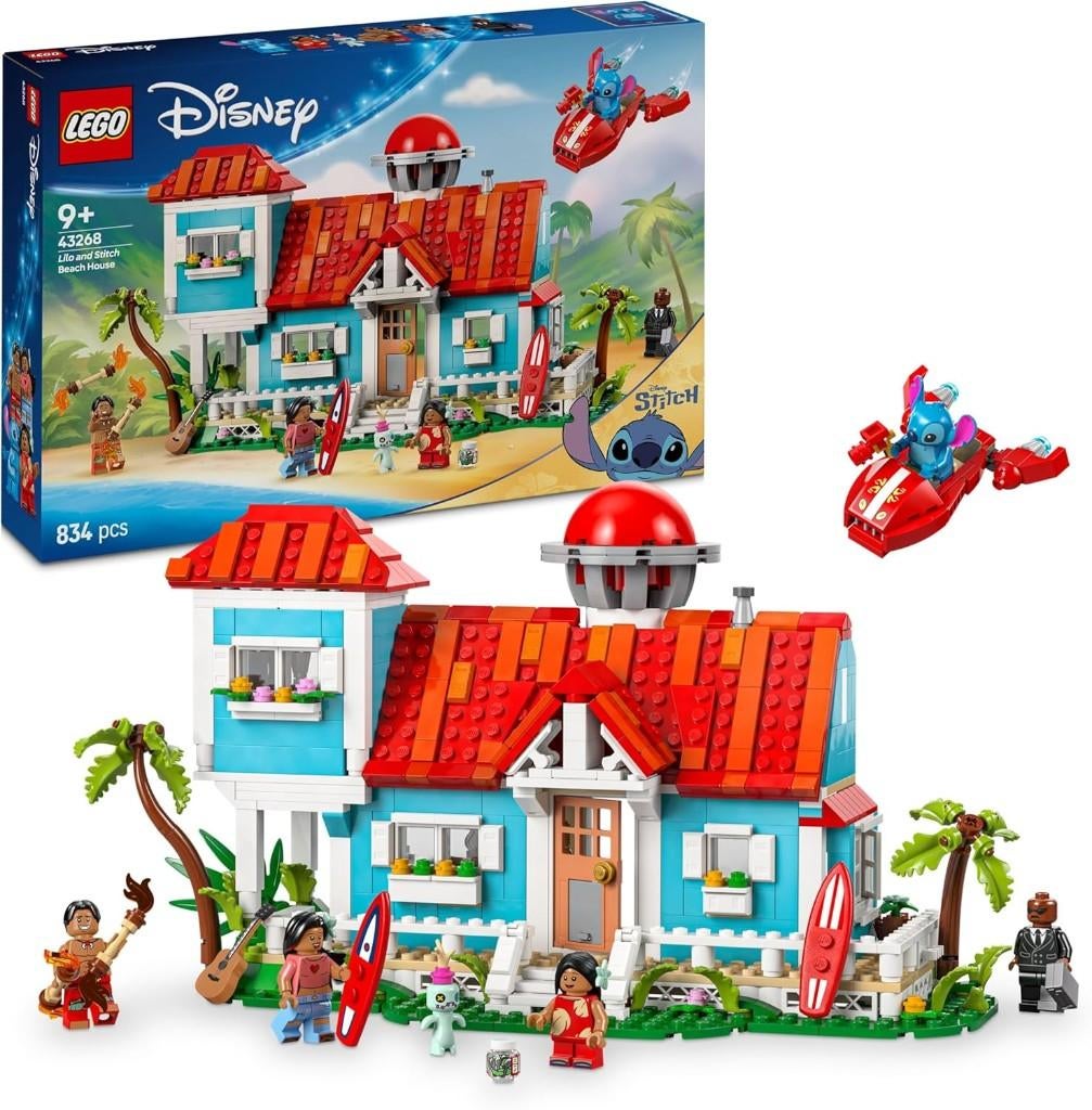 Neuf - Lego La maison sur la plage de Lilo et Stitch (43268), Neuf, Lego, Ensemble complet, Disney