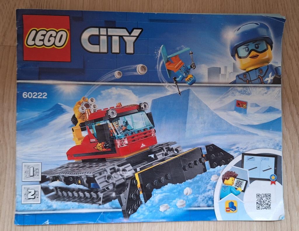 LEGO CITY - La dameuse (60222), Ophalen of Verzenden, Zo goed als nieuw, Complete set, Lego