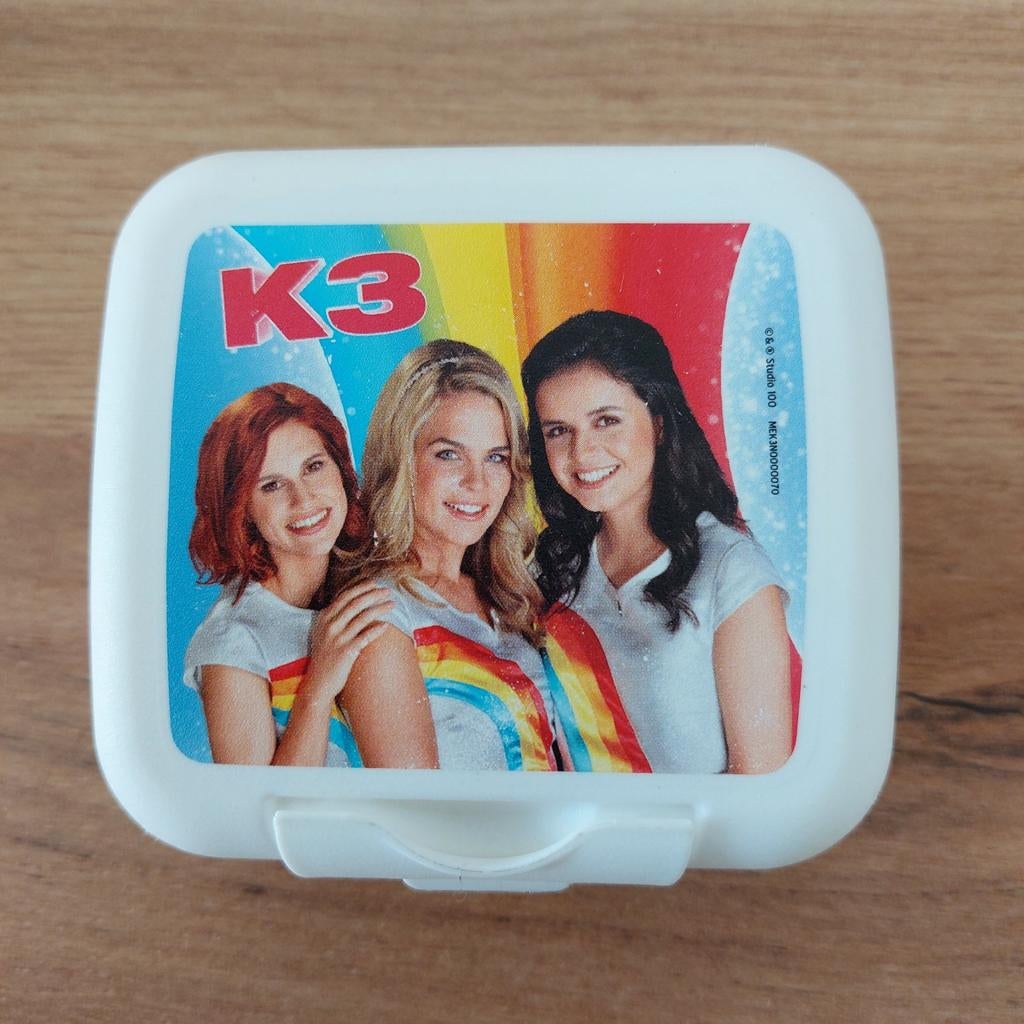 Koekjesdoosje van K3 van Studio 100. In goede staat., Ophalen