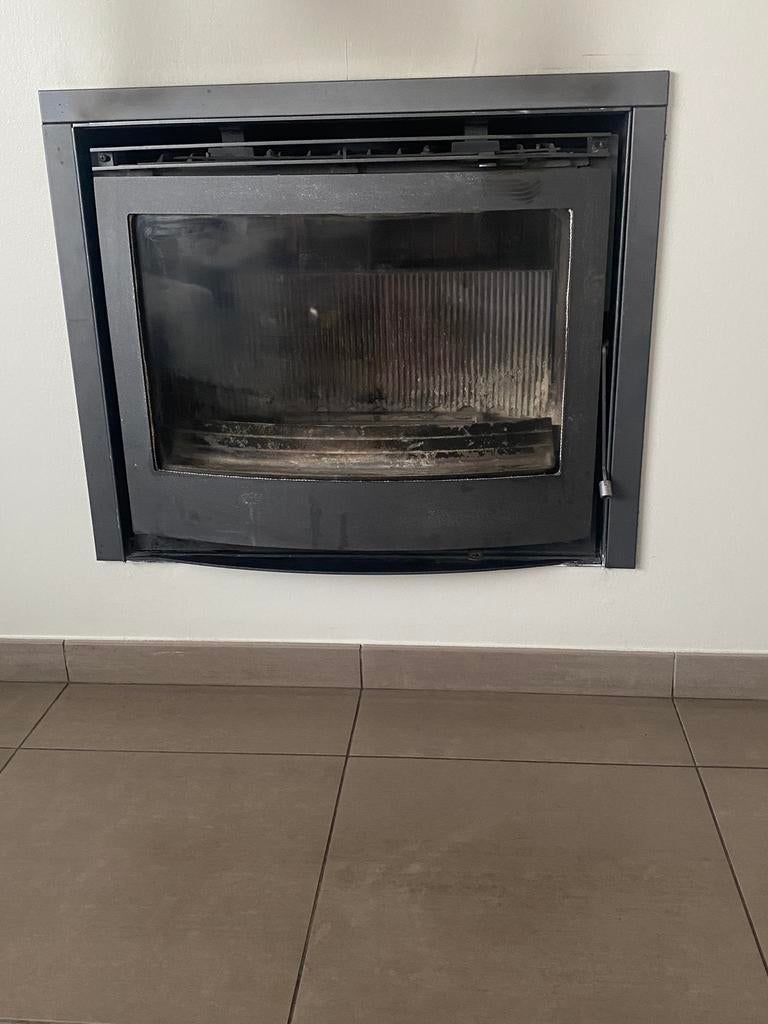 Inbouw haard hout, Huis en Inrichting, Haarden, Ophalen, Gebruikt, Inbouwhaard, Houthaard