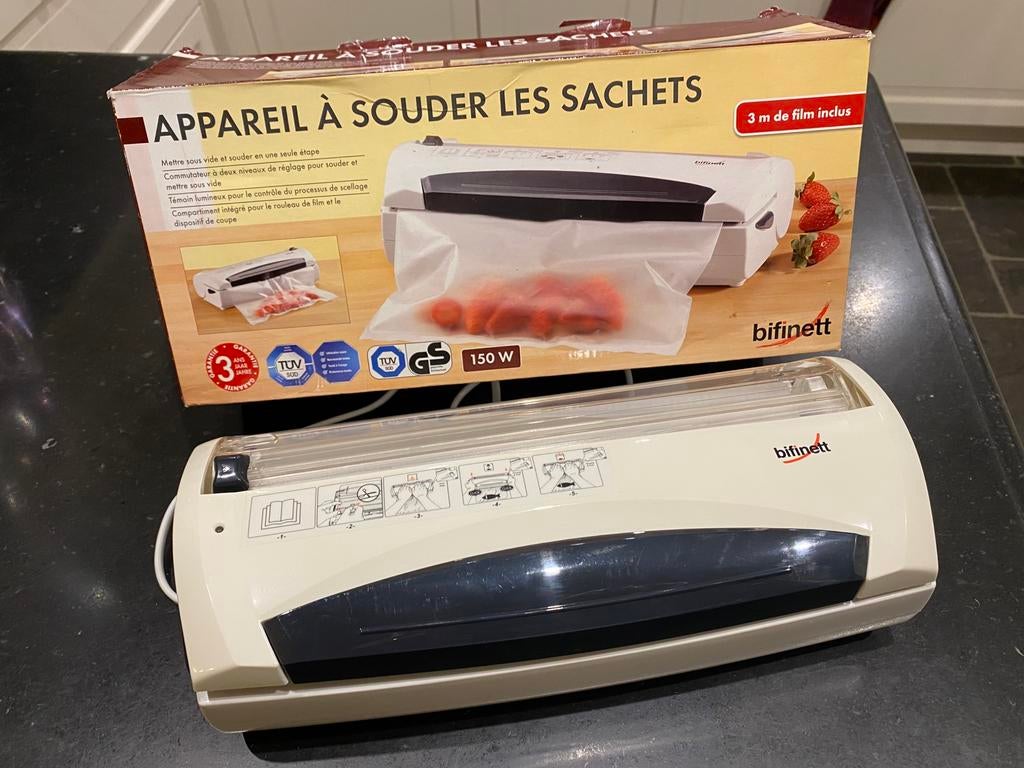 Bifinett vacumeermachine - vacuum sealen, Ophalen, Zo goed als nieuw
