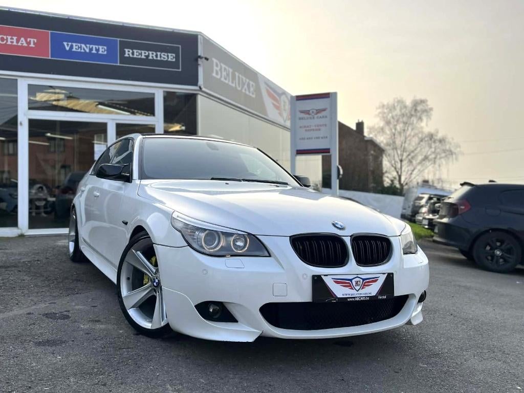 BMW 525 D*Pack-M*3L*M57*Leder*CarPlay*, Auto's, 4 deurs, Zwart, 2993 cc, https://public.car-pass.be/vhr/c99d1344-60d6-410c-8911-397881473960