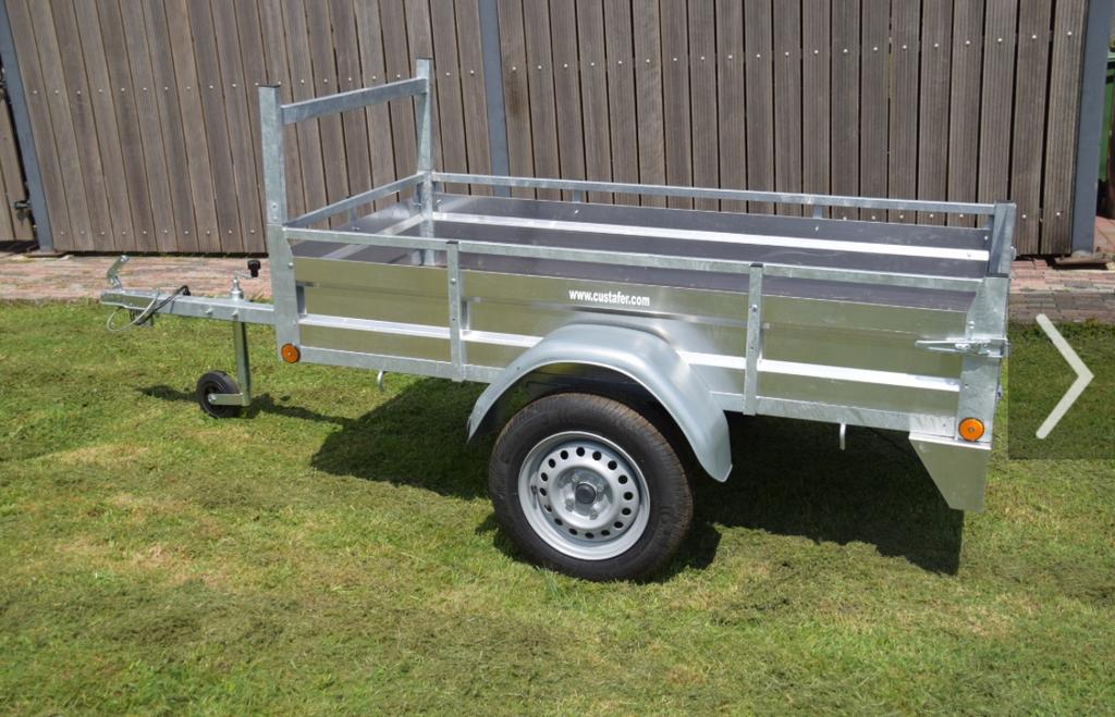 Aanhangwagen TE HUUR, Ophalen, Gebruikt