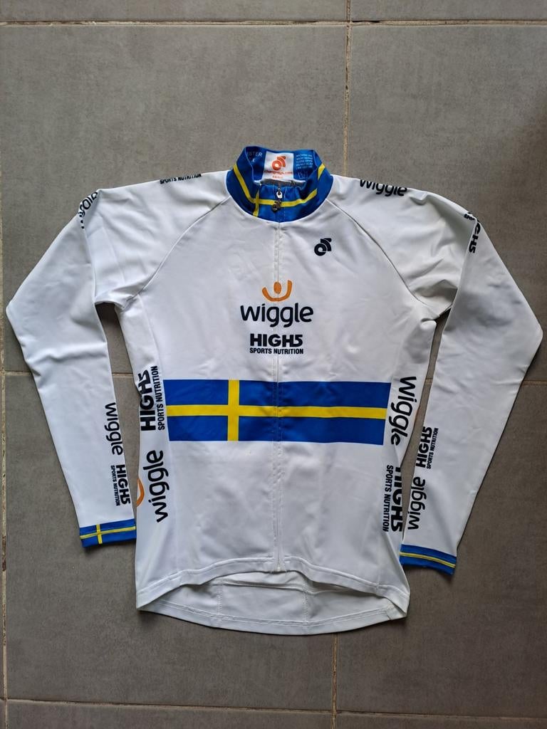 Wielertrui Wiggle High5 2016 Johansson, Fietsen en Brommers, Fietsaccessoires | Fietskleding, Ophalen of Verzenden, S