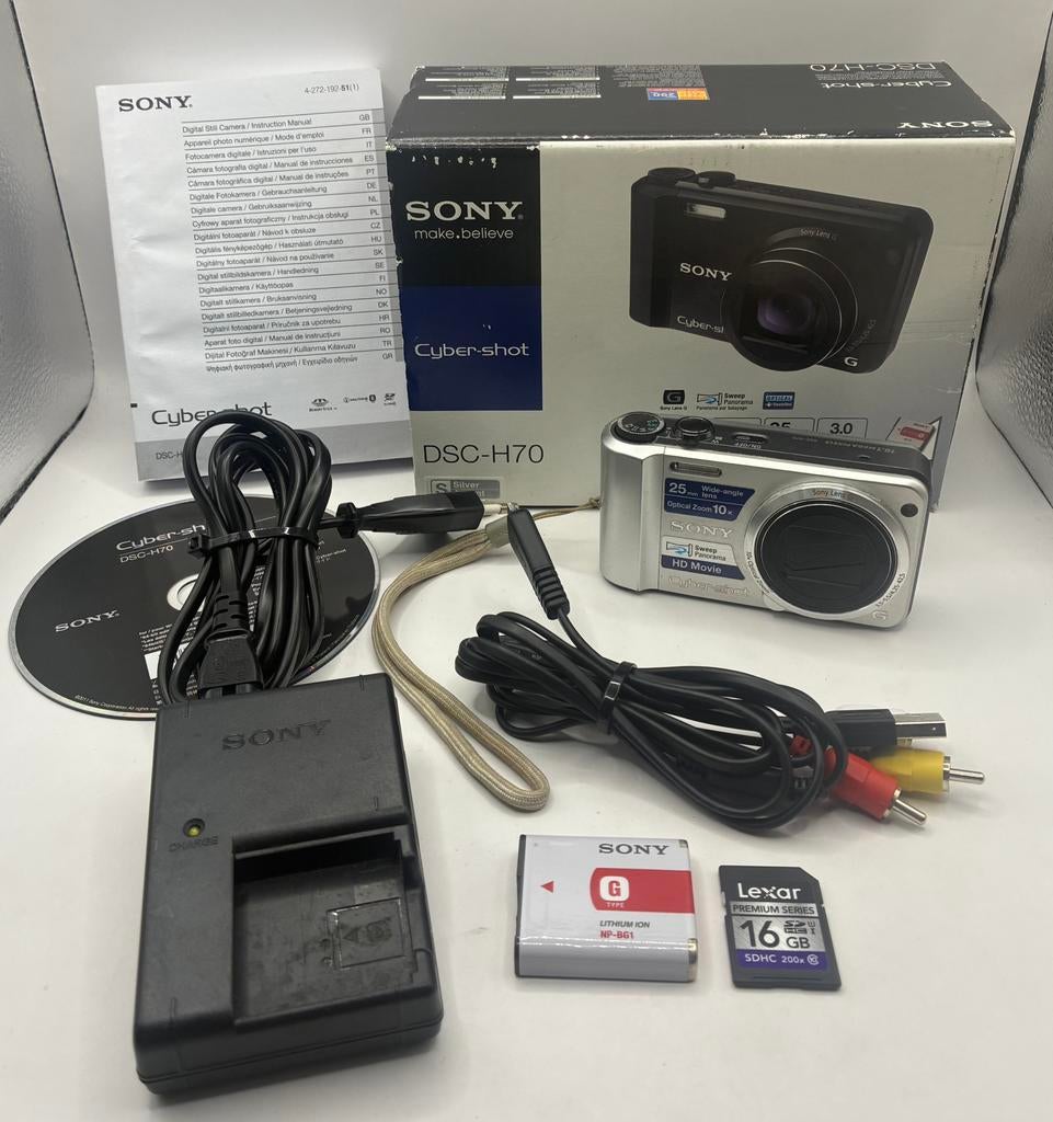 Sony Cyber-shot DSC-H70 - compact camera, Enlèvement ou Envoi, Comme neuf