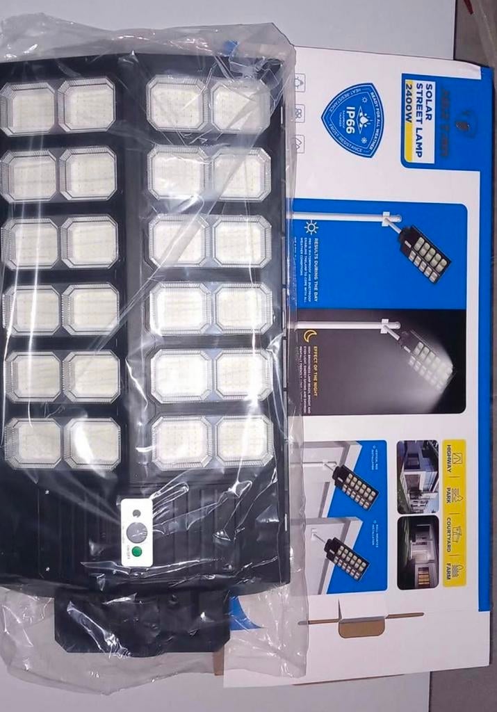 Lampe solaire 2400 Watt, Jardin & Terrasse