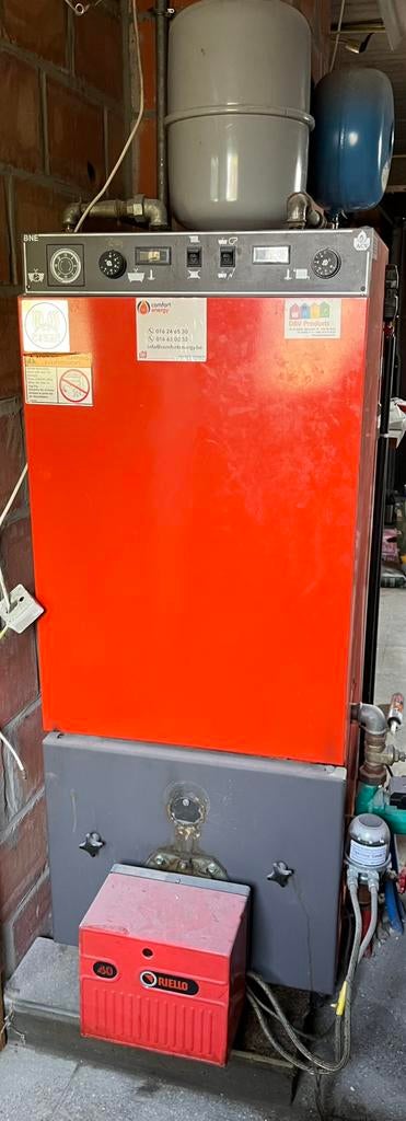 Chaudiere mazout fonctionnel, Bricolage & Construction, Chaudière CC ou Chaudière combinée, Moins de 60 cm, Enlèvement, Utilisé