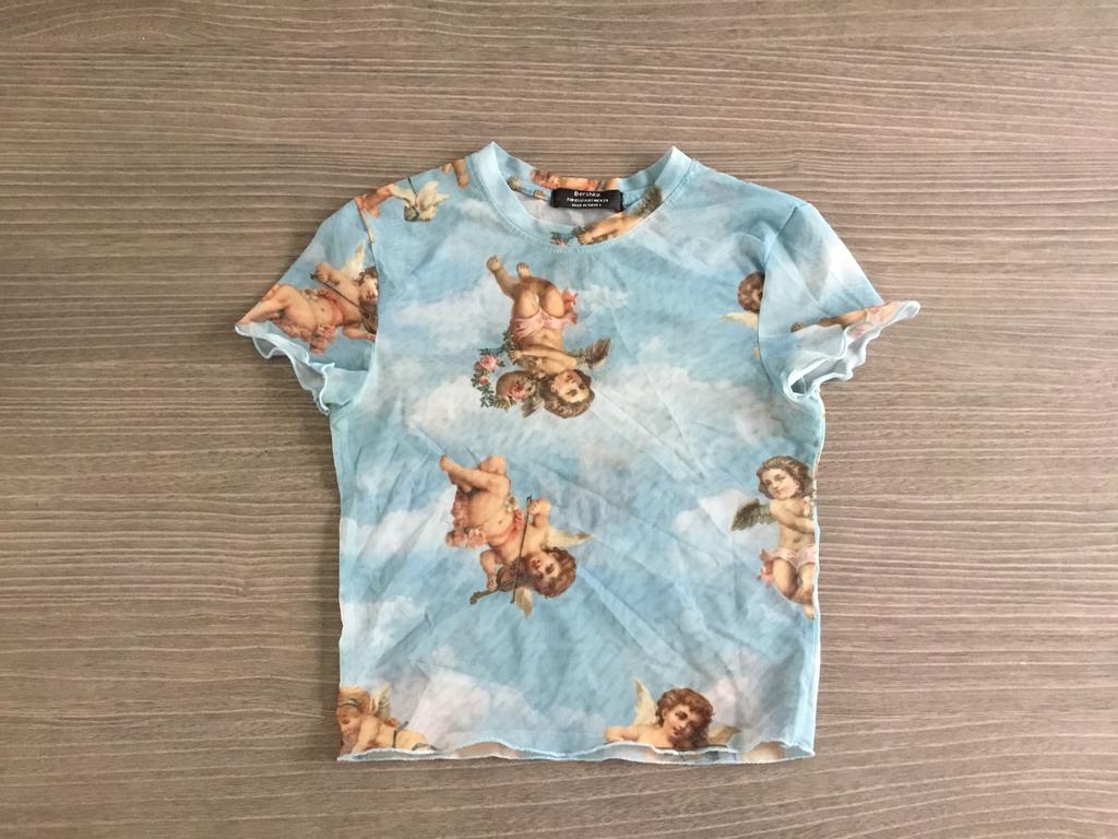 Bershka, crop top maat xs, Ophalen of Verzenden, Zo goed als nieuw, Maat 34 (XS) of kleiner