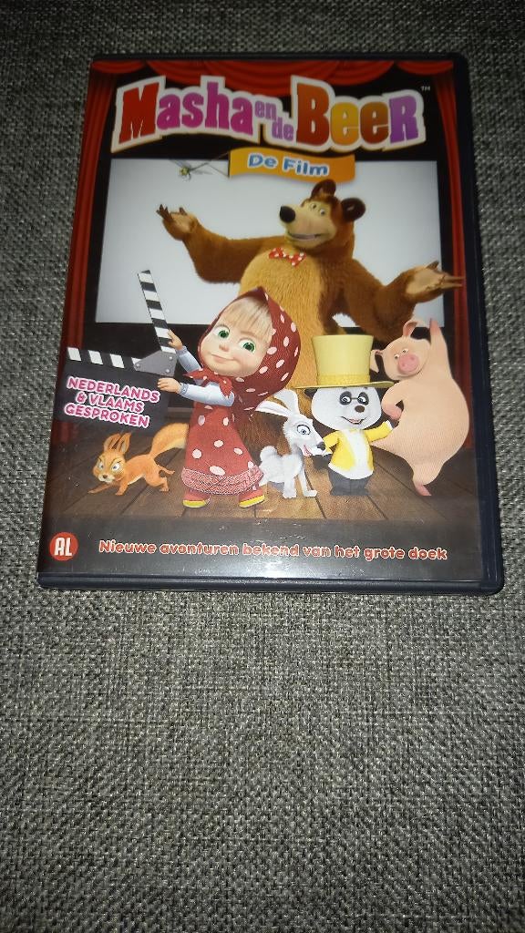 DVD Masha en de Beer, Ophalen of Verzenden, Gebruikt