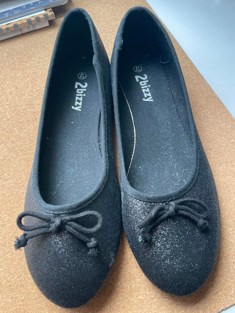 Ballerina’s zwart,maat 42 van merk 2 Bizzy, 2 Bizzy, Comme neuf, Enlèvement, Ballerines