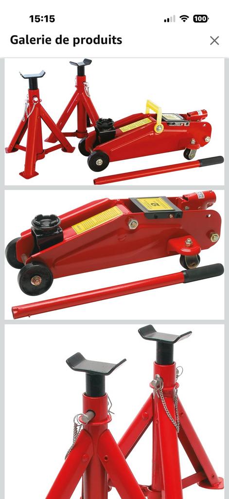 Cric rouleur 2000kg avec chandelle prix disc., Enlèvement, Neuf, Hydraulique