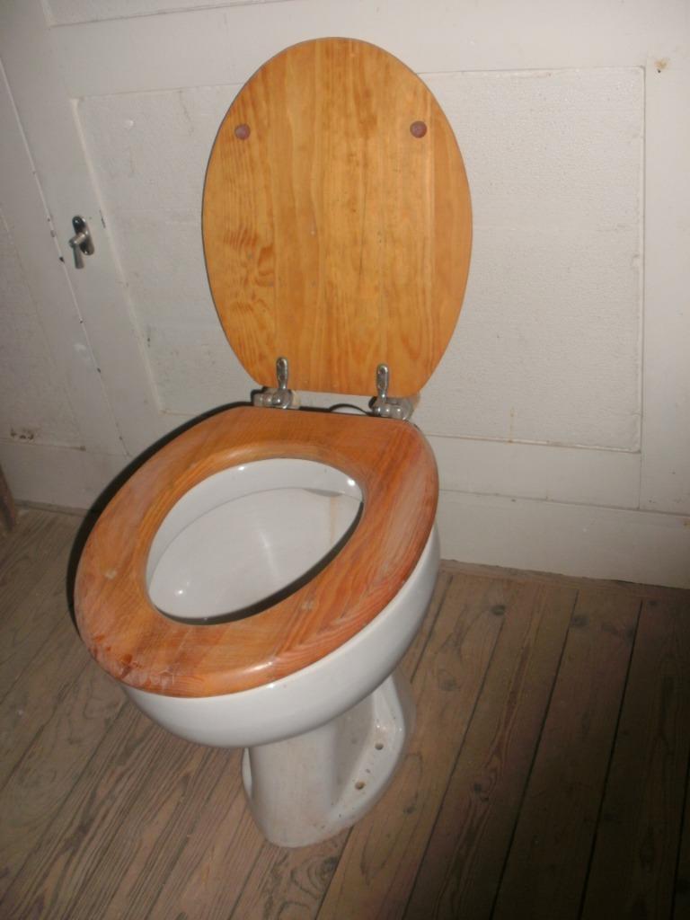 couvercle de toilette en bois, Enlèvement ou Envoi