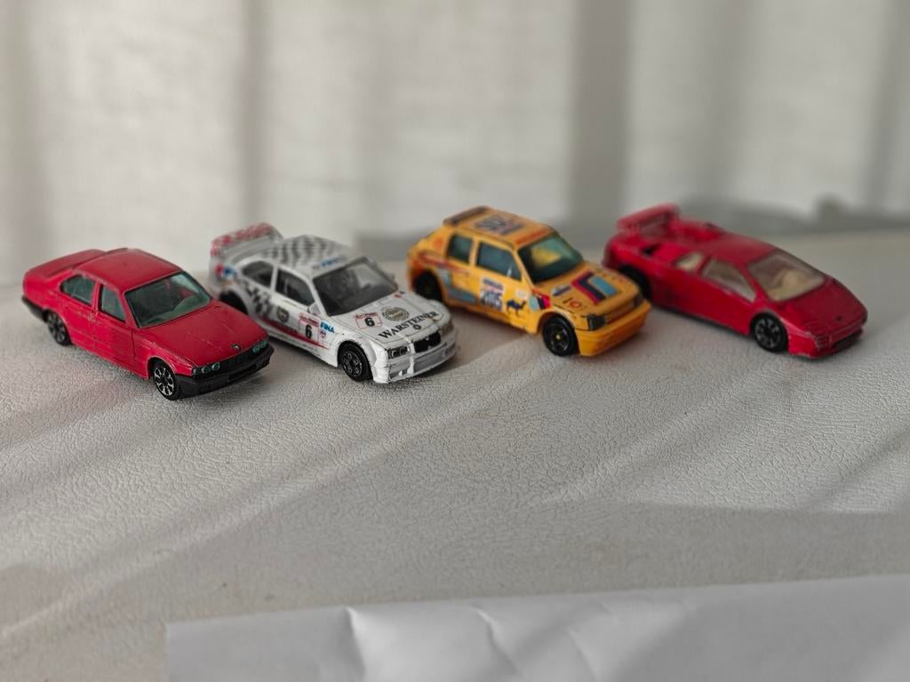 Vintage Bburago lot - 4 rally & supercars jaren '80-'90, Enlèvement