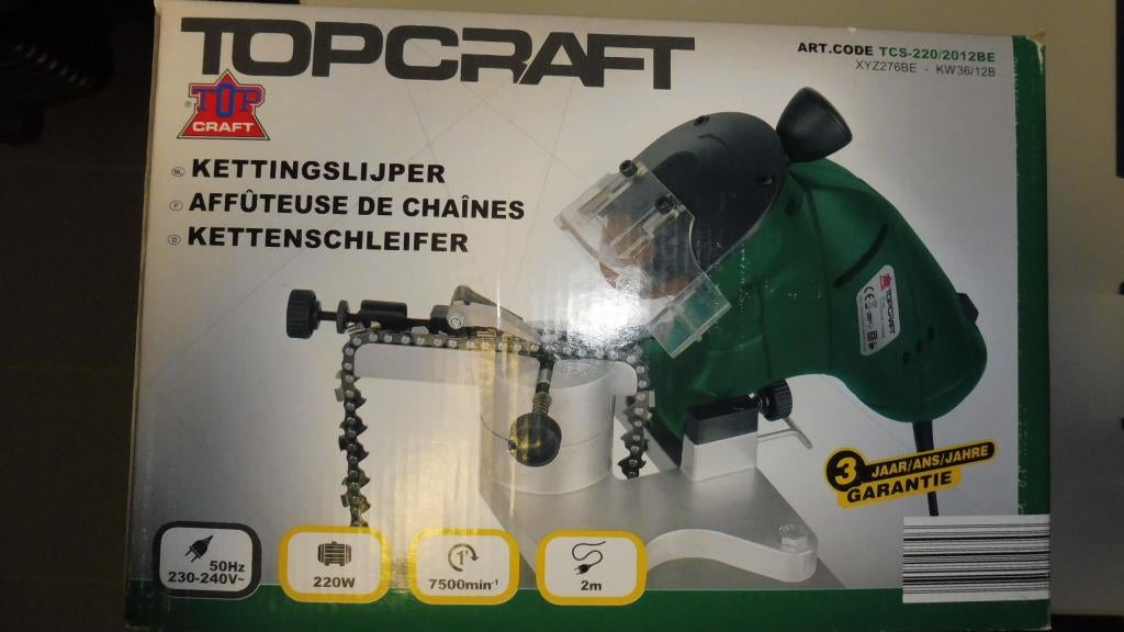 Affuteuse de chaine de tronçonneuse, Enlèvement ou Envoi, Neuf, Moins de 600 watts, Autres types