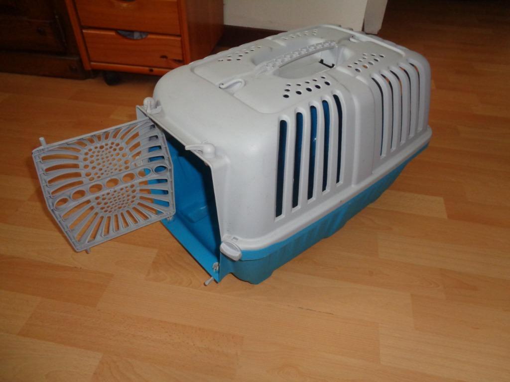 2 cages de transport pour chat ou lapin 48 x 30 x 35 cm, Enlèvement ou Envoi, Comme neuf