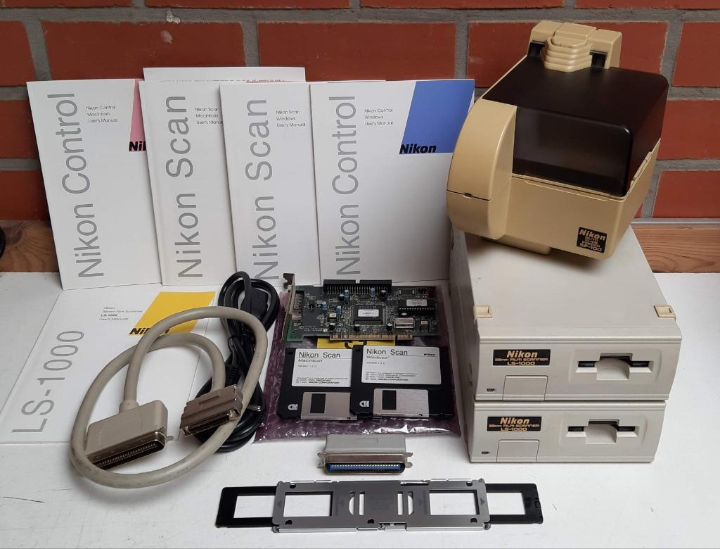 DIA scanners NIKON LS-1000 met auto lader SF-100, MacOS, Scanner de diapositives, Enlèvement, Utilisé