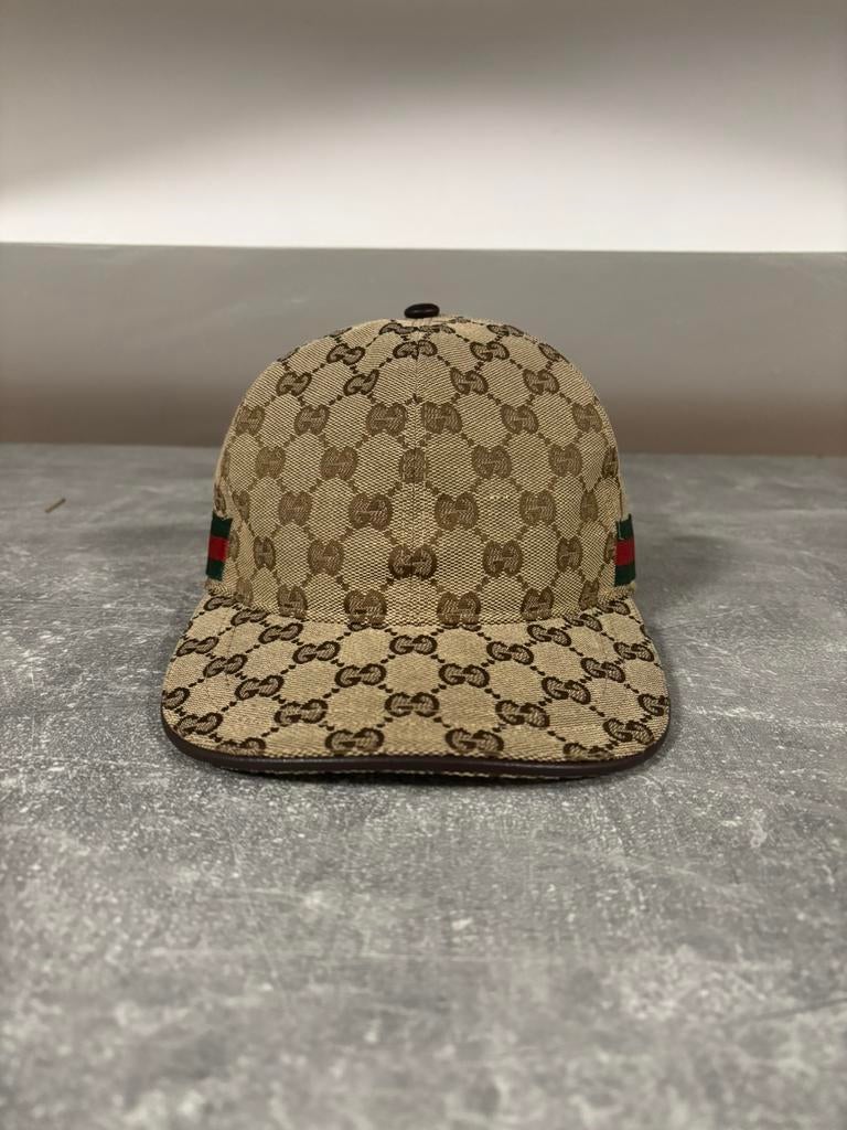 Casquette gucci beige, Enlèvement ou Envoi, Neuf, 57 cm (M, 7⅛ pouces) ou moins, Casquette