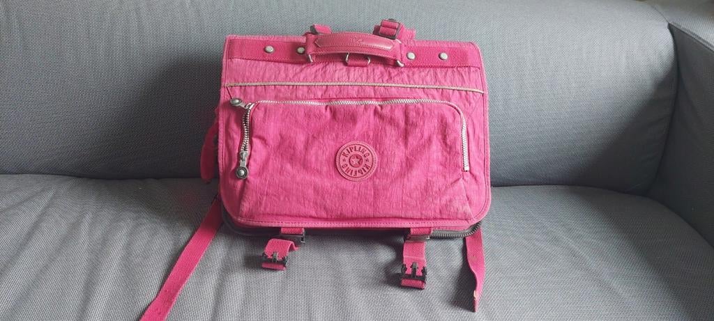 Cartable primaire Kipling avec pochette amovible et plumier, Bijoux, Sacs & Beauté, Sacs | Cartables, Rose, 30 à 40 cm, Enlèvement