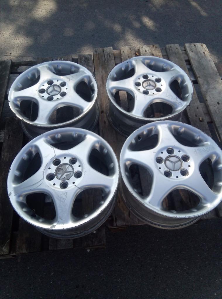 4 Mercedes A-Klasse lichtmetalen velgen, Ophalen, Gebruikt, 16 inch, Velg(en)