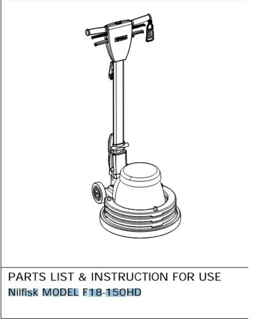 Moteur avec réduction pour Nilfisk F18-150HD, Enlèvement, Neuf, Moteur électrique