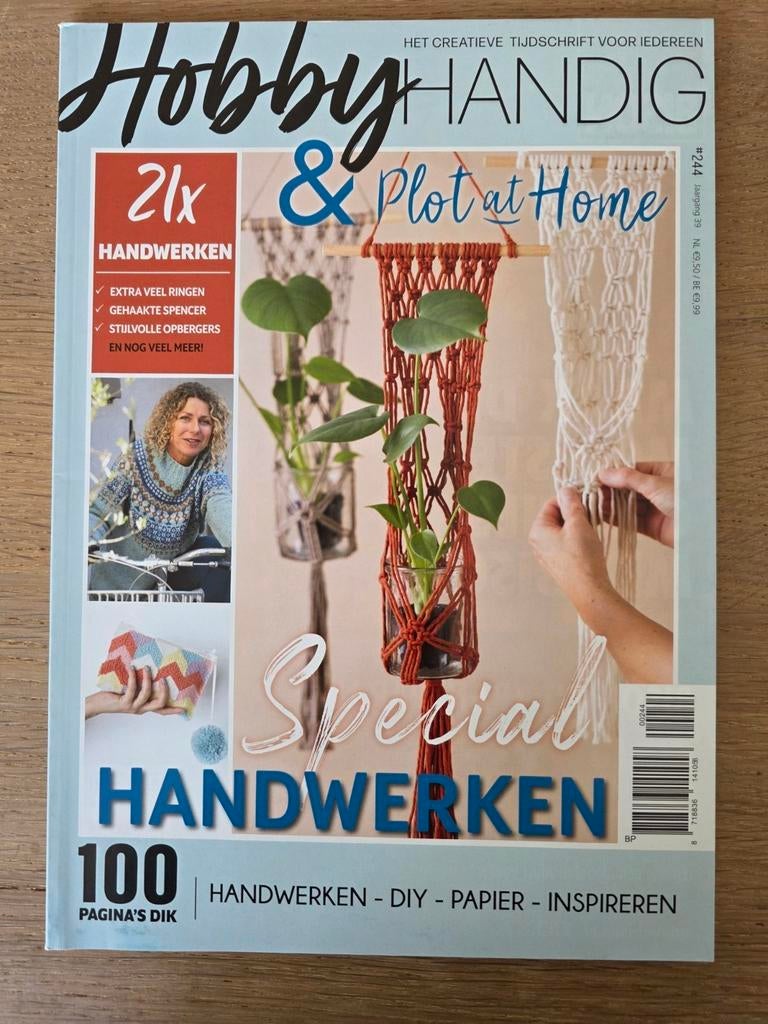 Tijdschrift Hobby handig NIEUW nr 244 jaargang 39, Livres, Journaux & Revues, Neuf, Sports et Loisirs, Enlèvement ou Envoi