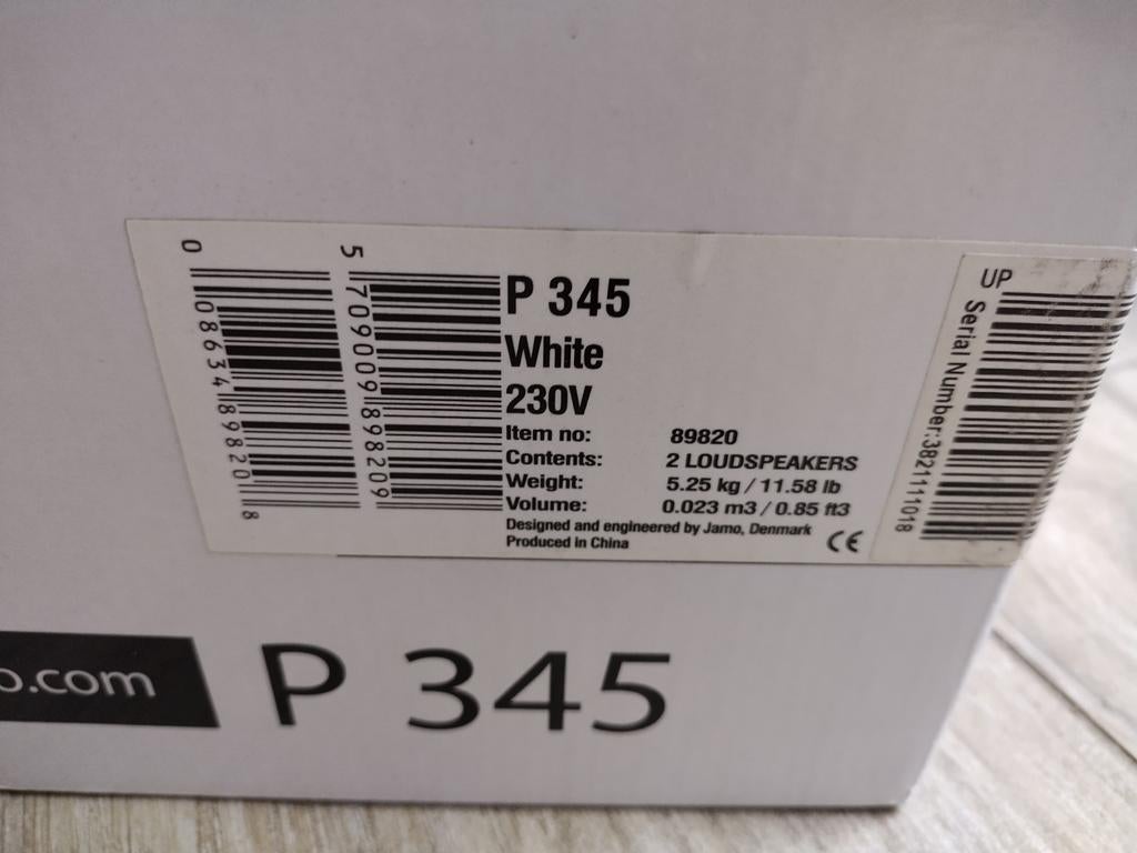 Jamo paar actieve speakers - wit, Audio, Tv en Foto, Luidsprekerboxen, Ophalen of Verzenden, Jamo