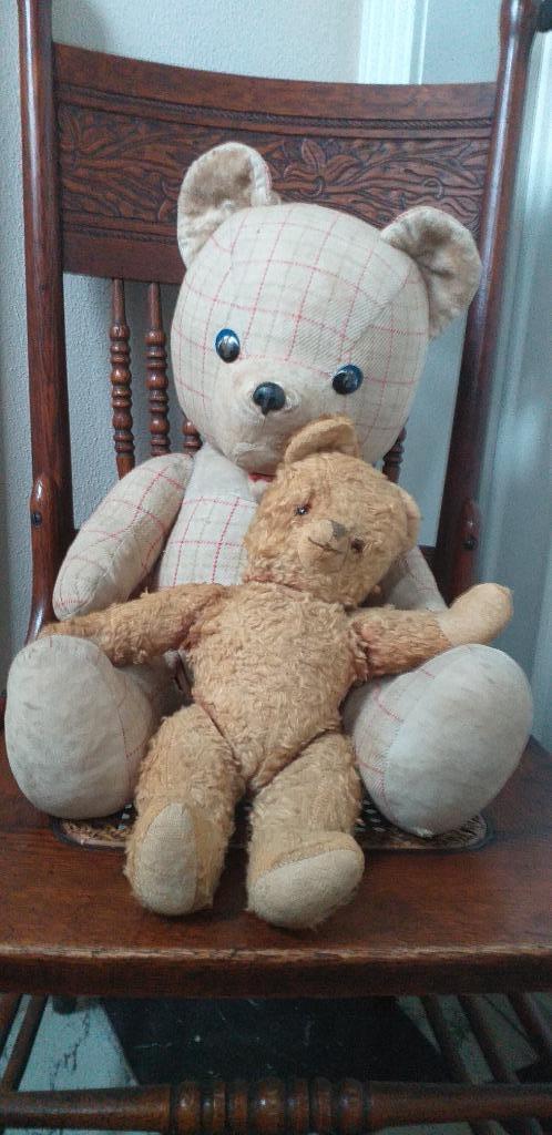 kleine antieke teddybeer, Verzamelen, Ophalen of Verzenden