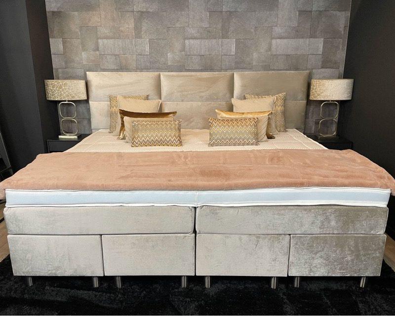 Famille Boxspring- XXL- Boxspring, Enlèvement, Comme neuf, Beige