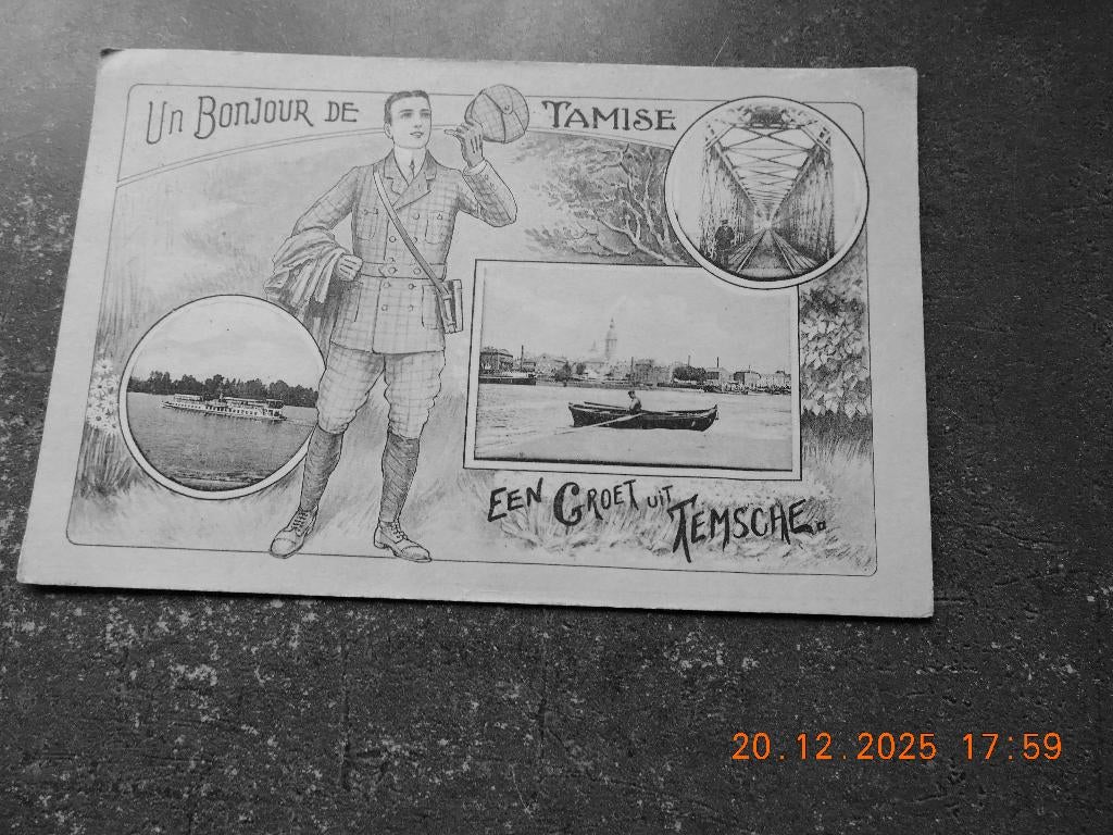 postkaarten België TEMSE, Verzenden, Gelopen