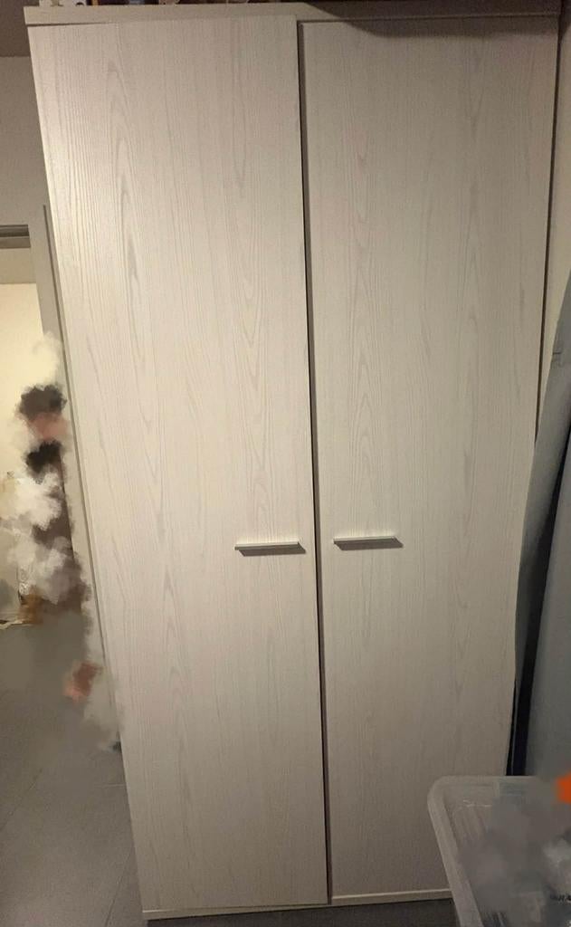 2 armoires 2 lits, Enlèvement, Comme neuf, Chêne, Avec tablette(s)