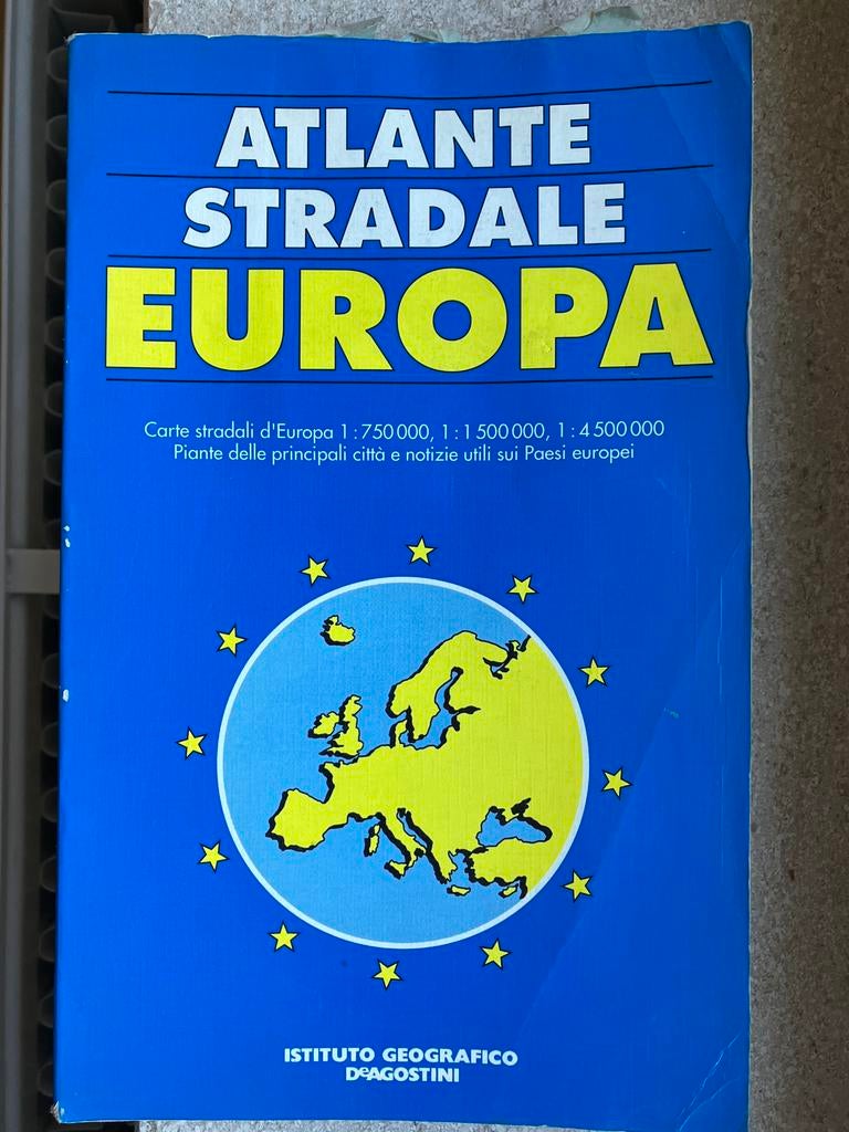 Carte routière EUROPE, édition italienne, Livres, Atlas & Cartes géographiques, Enlèvement ou Envoi, 2000 à nos jours, Utilisé