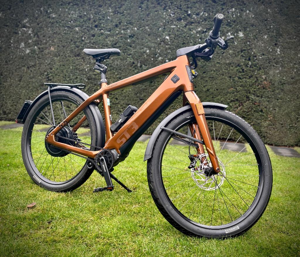 STROMER ST3–Pinion—Limited Edition—Ipanema Brown—Maat L, Enlèvement, Utilisé, 50 km par batterie ou plus, Stromer