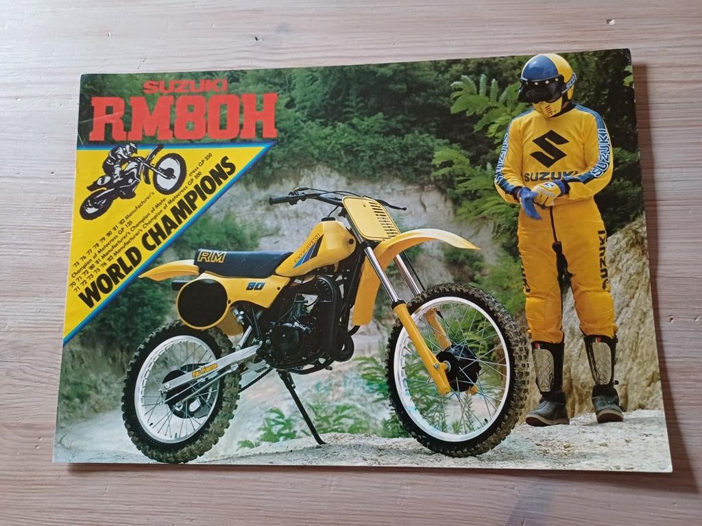 Suzuki rm80 cross folder origineel, Motoren, Ophalen of Verzenden