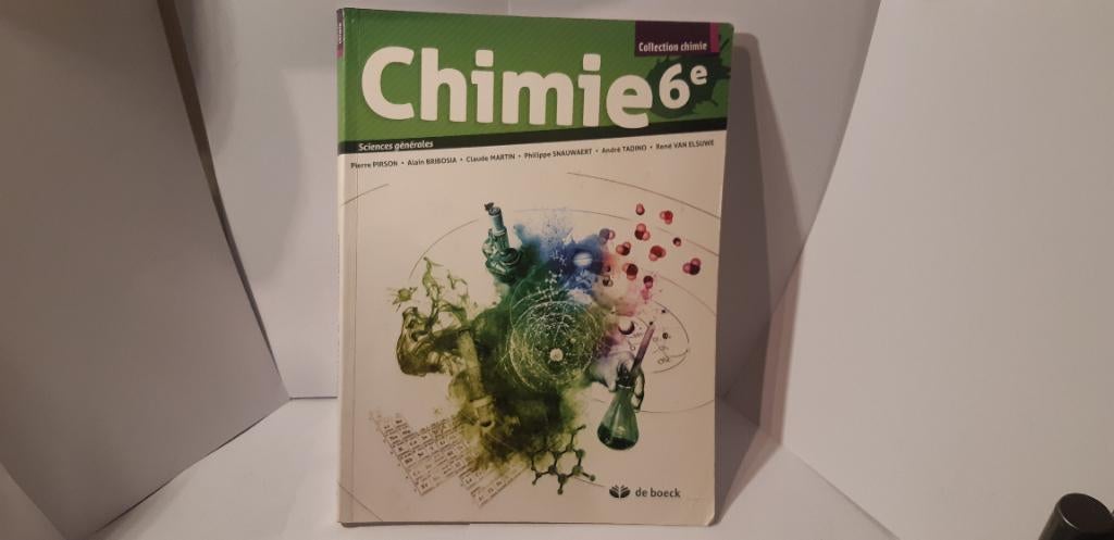 Chimie 6e, Enlèvement, Utilisé