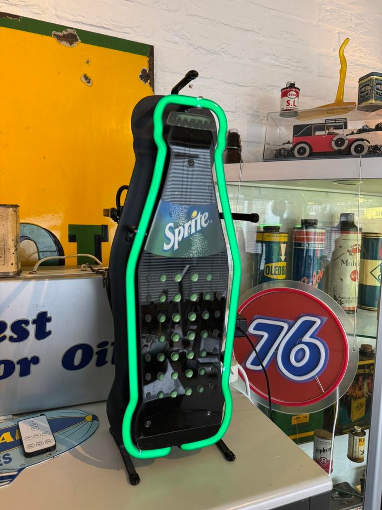 Éclairage au néon publicitaire Sprite, Enlèvement, Utilisé, Table lumineuse ou lampe (néon)