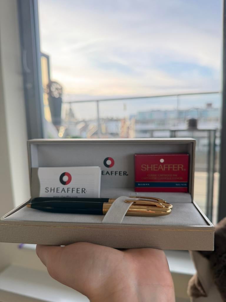 Sheaffer set vulpen/stylo, Collections, Stylos, Enlèvement ou Envoi, Stylo, Sheaffer