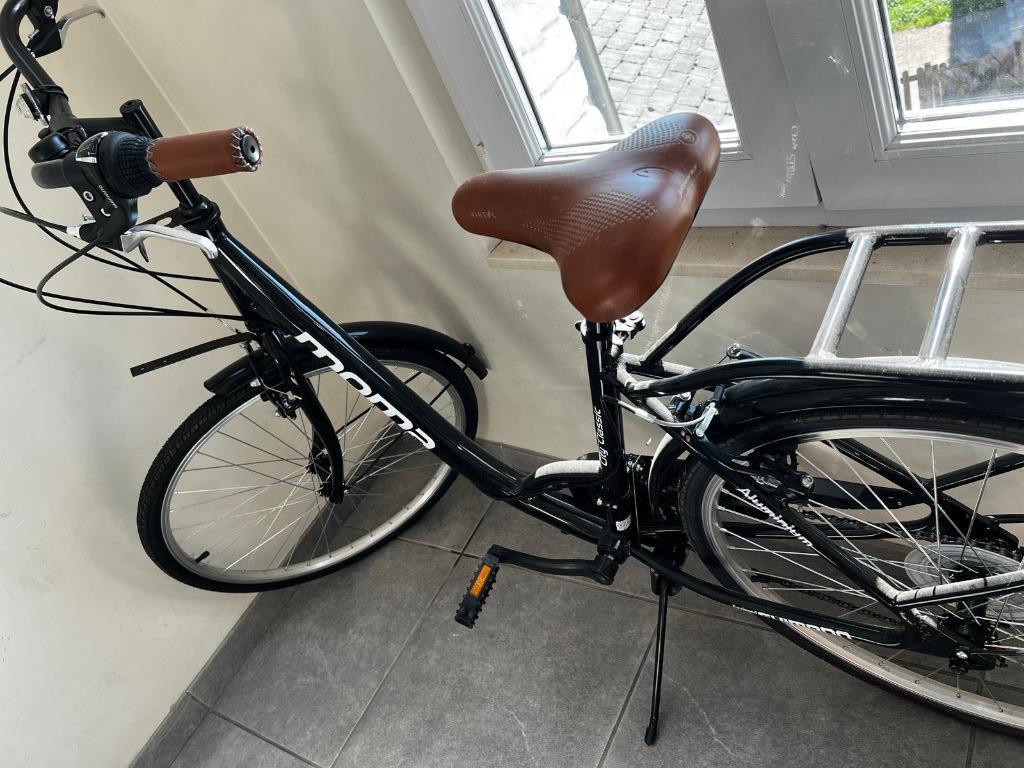 Vélo de Ville City Classic 26 Noir Moma Bikes, Fietsen en Brommers, Fietsen | Dames | Damesfietsen, Zo goed als nieuw, Overige merken