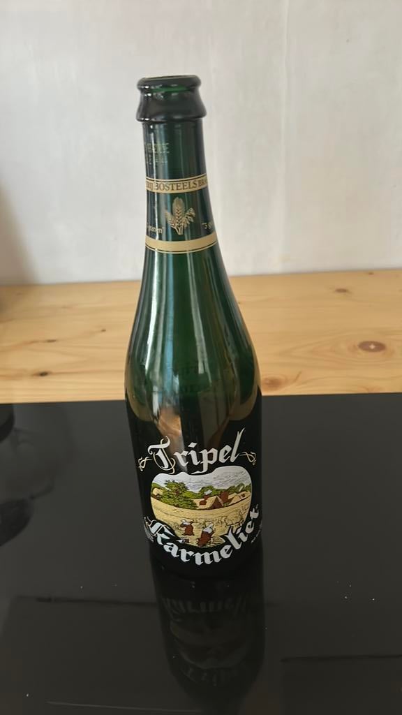 Flacon triple carmélite (vide) 750 ml, Collections, Marques de bière, Enlèvement ou Envoi, Comme neuf